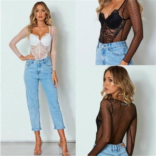 Meihuida Women's Lace Bodysuit