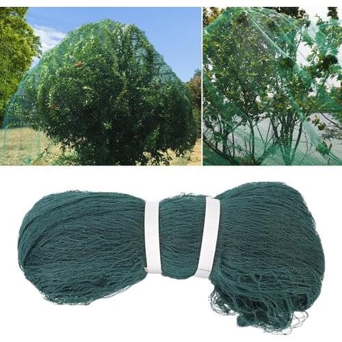 Reusable Garden Net Green Polyethylene Anti Bird Net Vegetables Netting Mesh For Fruit Crop Plant Tree Bird-Preventing Netting