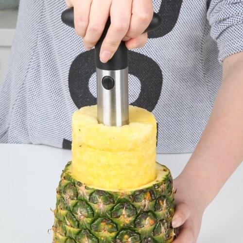 Knife Kitchen Tool Stainless Fruit Pineapple Corer Slicer Peeler Cutter Parer Best Selling Pineapple Slicers
