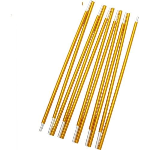 2pcs 3-4 Person Tent pole 0.85X405cm framework support ultralight rod building camping accessories stakes metal hike pin repair
