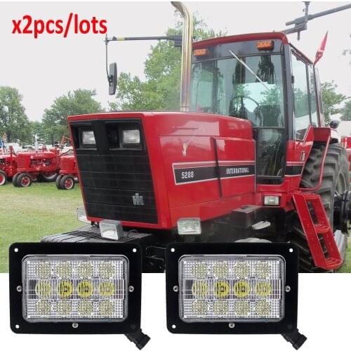 60W Led Work Light Front Headlights Fits International Harvester 88 Series Tractors x2pcs/lots Free shipping