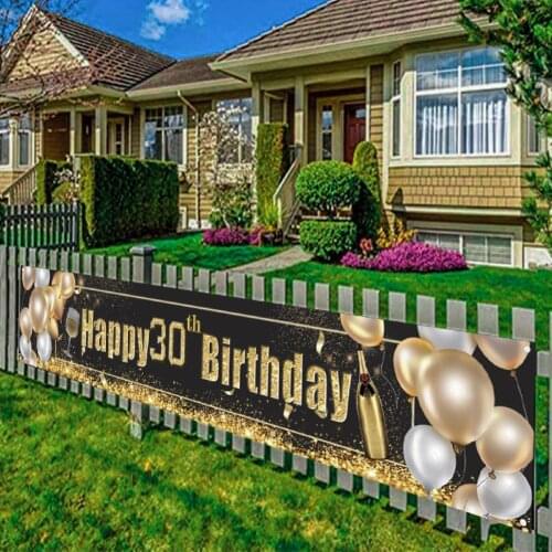 Helpful Nice-looking Birthday Flag Party Banner Home Ornament for Home