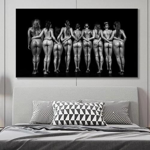 Poster Nordic Modern Canvas Painting Nude Model Art Women and Printmaking Girls Wall Living Room Home Decor