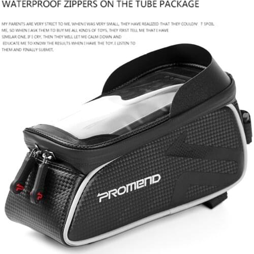 Bicycle Bag Waterproof Front Bike Cycling Bag 6.2 inch Mobile Phone Bicycle Top Tube Handlebar Bags Mountain Cycling Accessories