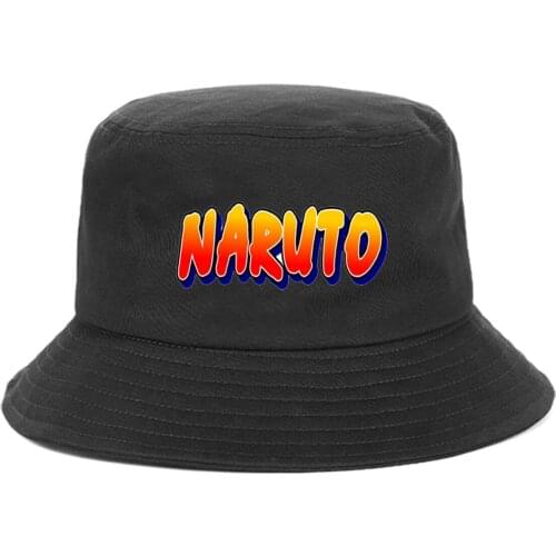 Anime Uzumaki Uchiha Sasuke Cartoon Bucket Hat teenager Outdoor Summer Hip Hop Cap unisex Streetwear Chapeau Caps Fisherman Caps
