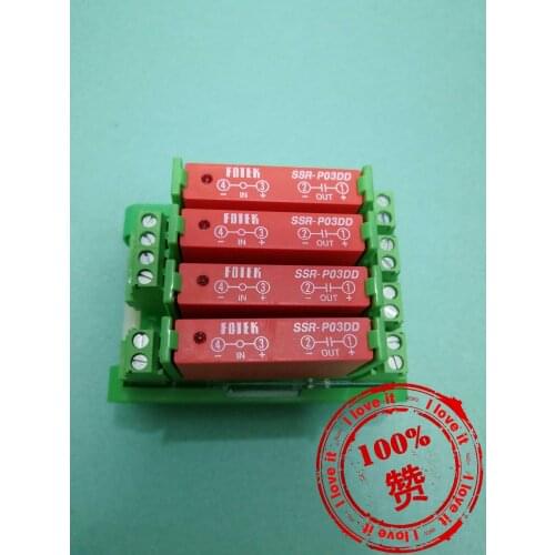 100 % original solid state relay SSR-P03DD with base SSR-P03N-4P
