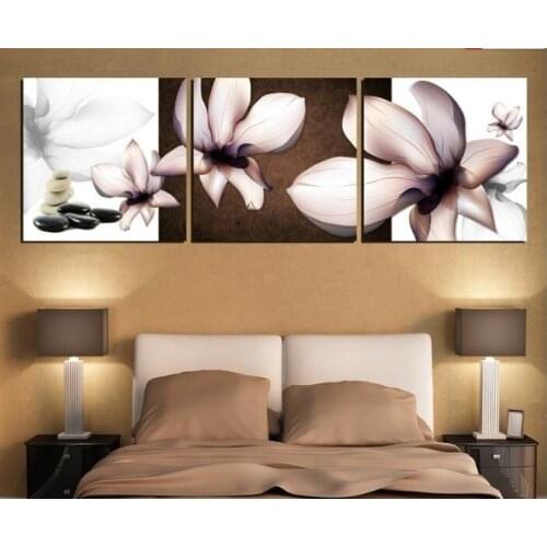 3 pcs large rose flowert art wall painting prints on canvas Home Decoration canvas art painting