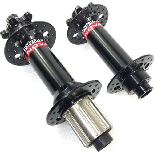 32H Novatec D201SB-15 D202SB J-hook 6 bolts disc brake snow hubs front15x150 rear 12x197 Steel freehub Shim10s 11s Sand fat bike