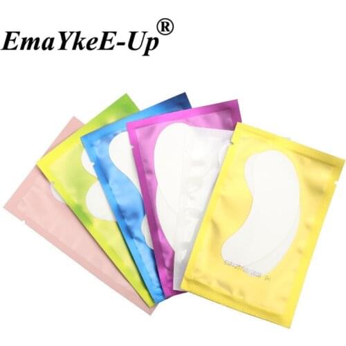 Eye Pads 50pairs New Paper Patches Eyelashes Extension Pads Professional Lint Free Under Eye Gel Pad Patches Makeup Tools