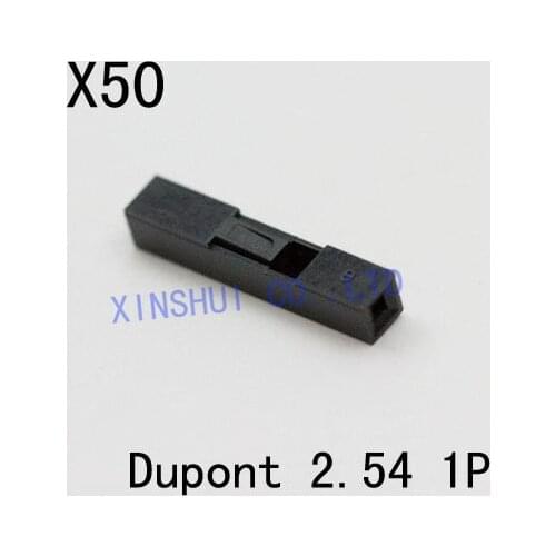 50pcs 1pin 2.54 dupont connector replace Molex connector