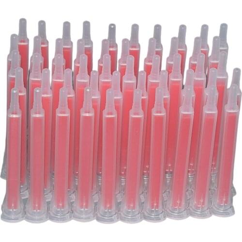 50pcs Static Mixing Tube Cartridge Epoxy Adhesive AB Glue Gun Applicator Mixer 83mm Plastic Mixing Nozzle for AB Glues Mixing