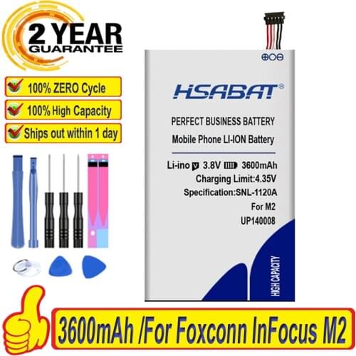 HSABAT UP140008 Battery for Foxconn InFocus M2 Cell Phone Battery