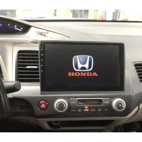 Android 8.1 4G WIFI car radio for honda civic 2006-2011 with 10.1" screen with steering wheel control reversing camera 2+32 cpu