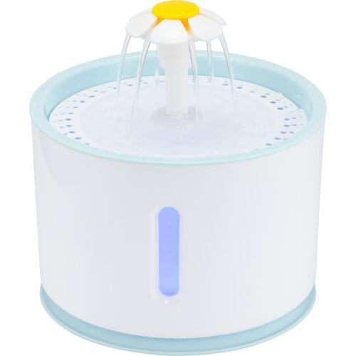 2.4L Cat Automatic Feeder Drink Filter Automatic Cat Water Fountain For Pets Water Dispenser Dog Drinking Bowl With Led Light