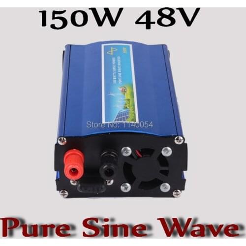 150W off grid inverter 48V,Solar Wind Power System Inverter 150W pure sine wave inverter 48VDC to AC100/110/120V or 220/230/240V