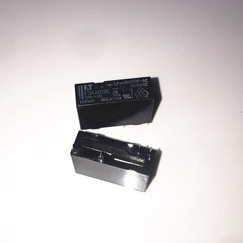 Free Shipping 50Pcs 100% new original Relay F3AA012E F3AA012 12VDC 4Pin 3A 250VAC