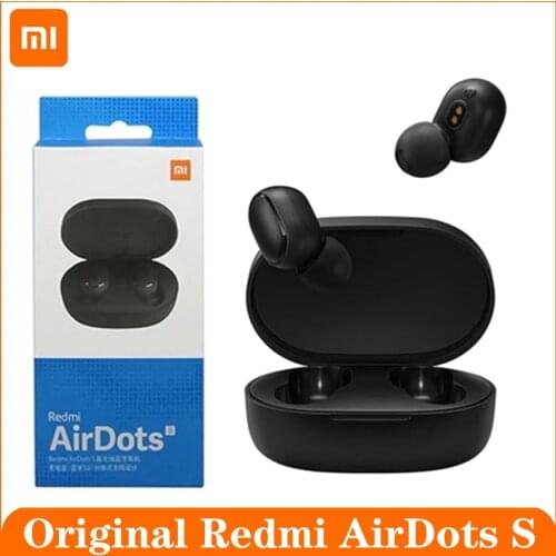 Original Xiaomi Redmi AirDots S Bluetooth Earphone Wireless Bluetooth V5.0 Sport Noise Reduction Mi Ture Earbuds Game Headset