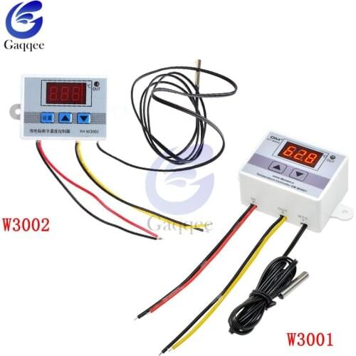 W3001/3002 110V 220V 12V 24V Digital Temperature Controller Thermostat Thermoregulator Aquarium Incubator Temp Regulator