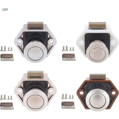 Diameter 20mm Camper Car Push Lock RV Caravan Boat Drawer Latch Button Locks For Furniture Hardware 13MF
