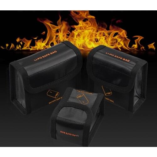 For DJI FPV Combo Flying Goggles Battery Explosion-proof Bag Fireproof Waterproof Lipo Battery Storage Bag Safety Protector