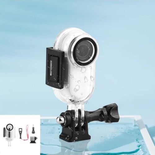 For Insta360 GO 2 Waterproof Case Protective Cover Mount Adapter Anti-collision Protector Action Camera Accessories