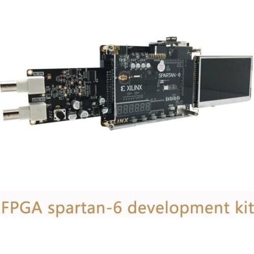 Xilinx Spartan 6 FPGA Development Board Kit includes FPGA spartan 6 development board AD/DA module and 4.3 inch TFT LCD