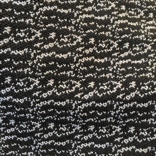 Hot fashion black and grey shoes Woven cotton fabrics material