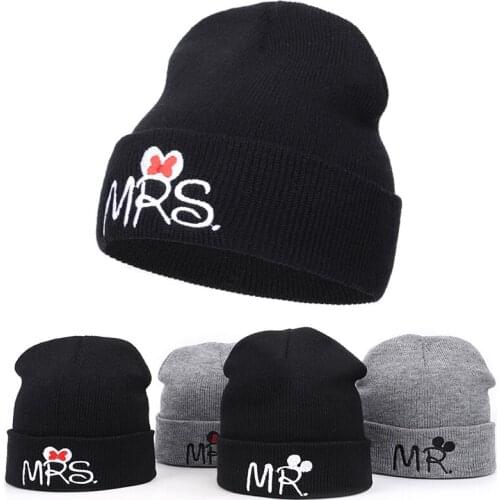 Cute Winter Baby Boy Girl Hat Beanie Cartoon Embroidery Knitted Warm Kids Cap Baby Hats for Children Crochet Beanies