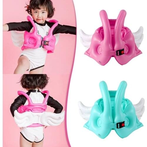 Inflatable Swimming Ring Angel Wing Childrens Water Sports Life Jackets Buoyancy Lifebuoys For Kid SAL99