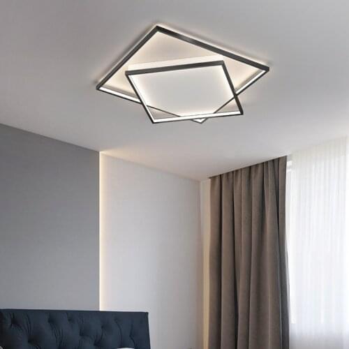 Bedroom Ceiling Lamp 2021 New Nordic Modern Minimalist Minimalist Square Dining Room Study Master Bedroom Room Lamp