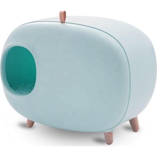 Selling Wholesale Pet Cleaning Enclosed Training Cat Litter Box Fashion and Lightweight Toilets for Cats High Quality