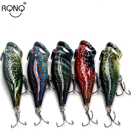 RQNQ 8cm 12.4g Megabass Rattling Fishing Lures Saltwater 2020 New Poppers Lure Fishing Rush Float Fish Top Water Artificial Bait