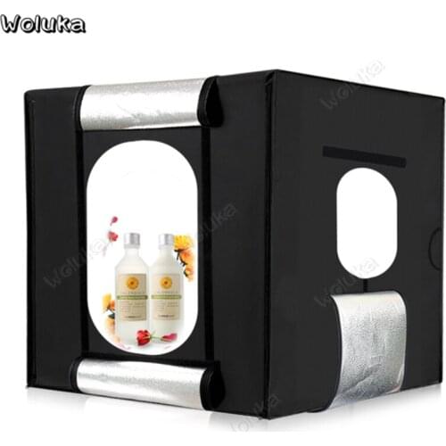 LED 60cm mini studio fill light set large simple portable photo light box product shooting still life background props CD50 T10
