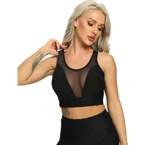 Yoga Top Fitness Women Sports Bra Yoga Bra Sexy Deep V Underwear Sports Tops Breathable Running Vest Gym Workout Activewear