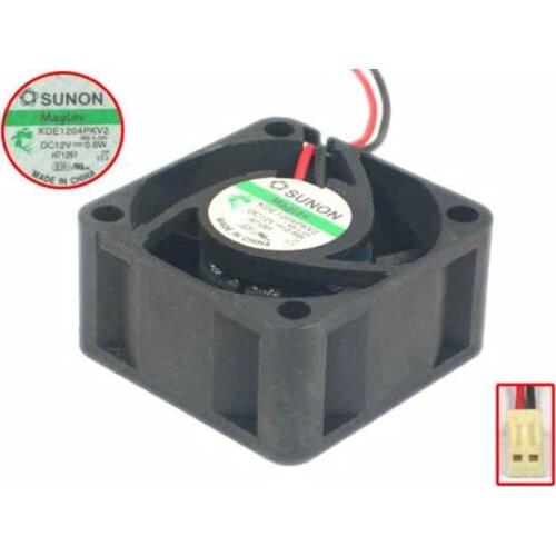 SUNON KDE1204PKV2 MS.A.GN DC 12V 0.6W 40x40x20mm Server Cooling Fan