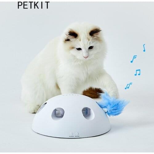PETKIT Magic Dome Cat Toys Electric Intelligent Automatic Cat Toy Feather Cat Toy Vocal Cat Toy Safe Material Cat Accessories
