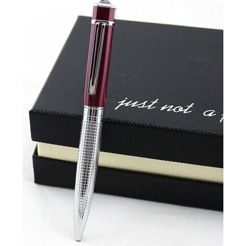 High quality diamond metal pen fashion rose gold business pen office ballpoint pen school student writing stationery