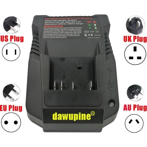 Dawupine 1018K Charger For Bosch Electrical Drill 18V 14.4V Li-ion Battery BAT609 BAT609G BAT618 BAT618G BAT614 2607336236