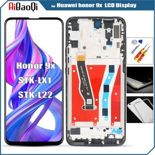 Original 6.59 inch For Huawei honor 9X LCD Display STK-LX1 STK-L22 Touch Screen Digitizer Assembly parts+tools