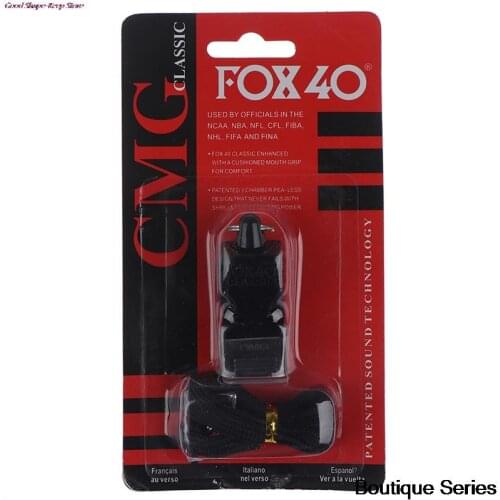 1Pcs Fluitje Met Lanyard Fox 40 Voetbal Basketbal Hockey Baseball Sport Umpire Fluitje