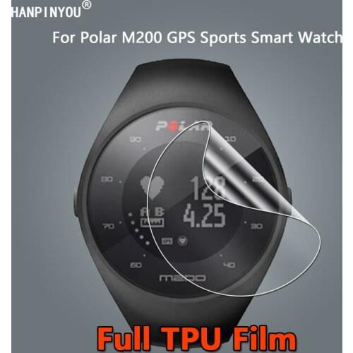 10Pcs For Poalr M200 GPS Sports Smart Watch Ultra Clear Soft TPU Self-Repair Hydrogel Film Screen Protector -Not Tempered Glass