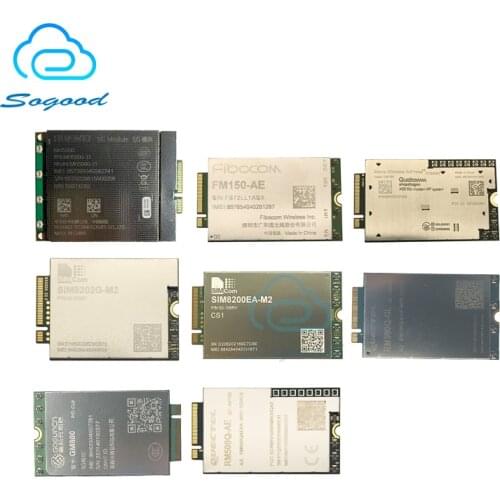 5G module Qualcomm snapdragon X55 HUAWEI MH5000-31 Fibocom FM150-AE AirPrime EM9190 SIMCOM SIM8202G-M2 SIM8200EA-M2 GM800 C1B