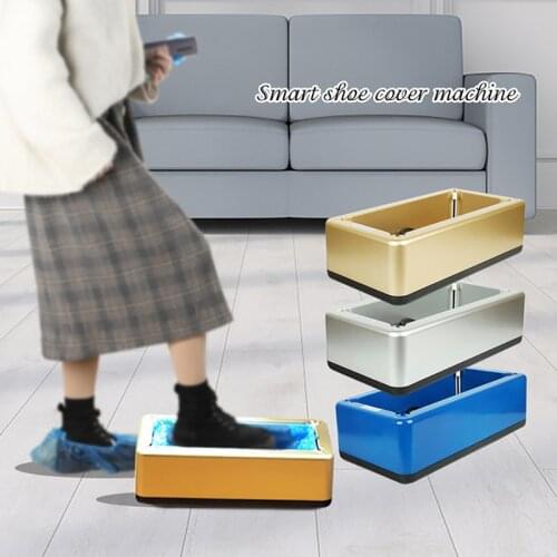 Automatic shoe cover dispenser machine, shoe cover dispenser box, waterproof, disposable, for household and office use