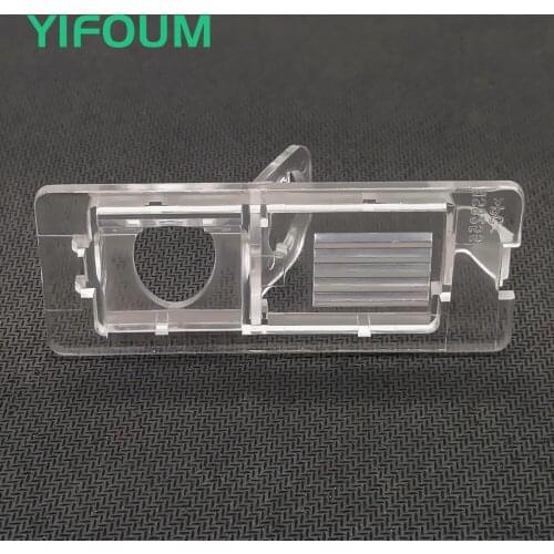 YIFOUM Car Rear View Camera Bracket License Plate Light For Renault Espace Megane 3 Dacia Logan 2 Trafic Laguna Symbol Fluence