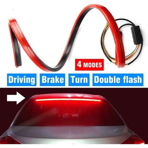 Car LED Brake Light With Driving Turn Signal Warning Stop Lamp For Skoda Yeti Superb Kodiak Fabia 2 Octavia 2 A7 A5 Karoq Kamiq