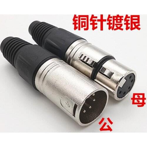 Free shipping 3 pairs Neutrik Similar NC5MXX NC5FXX Neutrik Male Female 5Pin XLR Connector with 3 PCS NC5MXX & 3 PCS NC5FXX