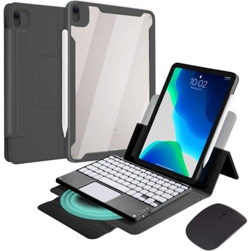 Magic Touchpad Mouse Keyboard Case For iPad Pro 11 2021 2020 2018 Smart Keyboard Teclado Funda For iPad Air 4 4th 2020 Keyboard