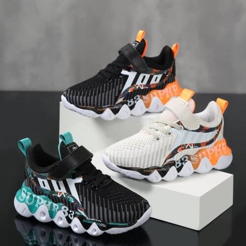 2021 High Quality Childrens Shoes boy Breathable Sneakers For Boys Lightweight Kids Shoes Soft Bottom Running Shoes