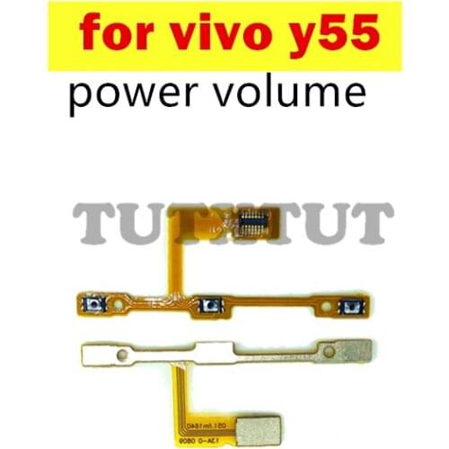 For vivo y55 Power Volume Flex Cable ON OFF Side Button Switch Flex Cable Replacement Repair Spare Parts
