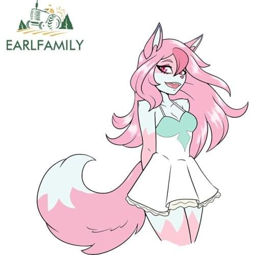 EARLFAMILY 13cm x 11.8cm for BNA Hiwatashi Nazuna Decals Surfboard Car Stickers Scratch-Proof Windshield Laptop Vinyl Car Wrap